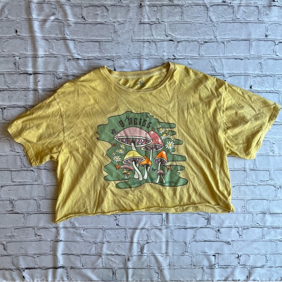 O’Neill Faircore Surfer Cropped T-shirt Womens Large Garden Tee Short Sleeve - Picture 1 of 11